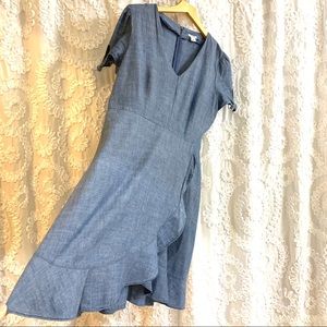 J Crew Lightweight Blue Dress